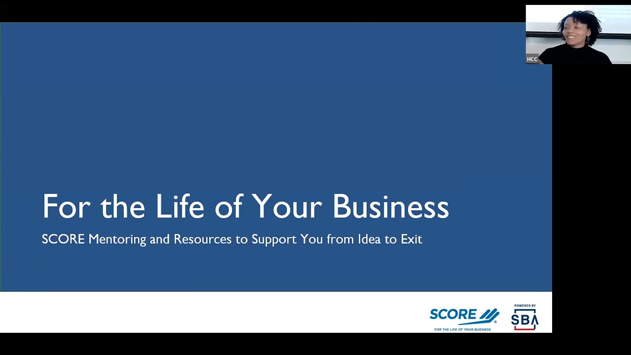 SCORE@HCC Mentoring: Obtaining Business Resources - March 2nd