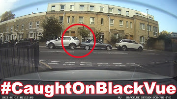 Backed Up Right Into A Parked Car #CaughtOnBlackVue