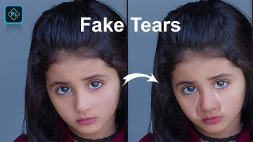 "Photoshop Tutorial: How to Add Realistic Tears to Any Photo" | Step-by-Step Tutorial" |