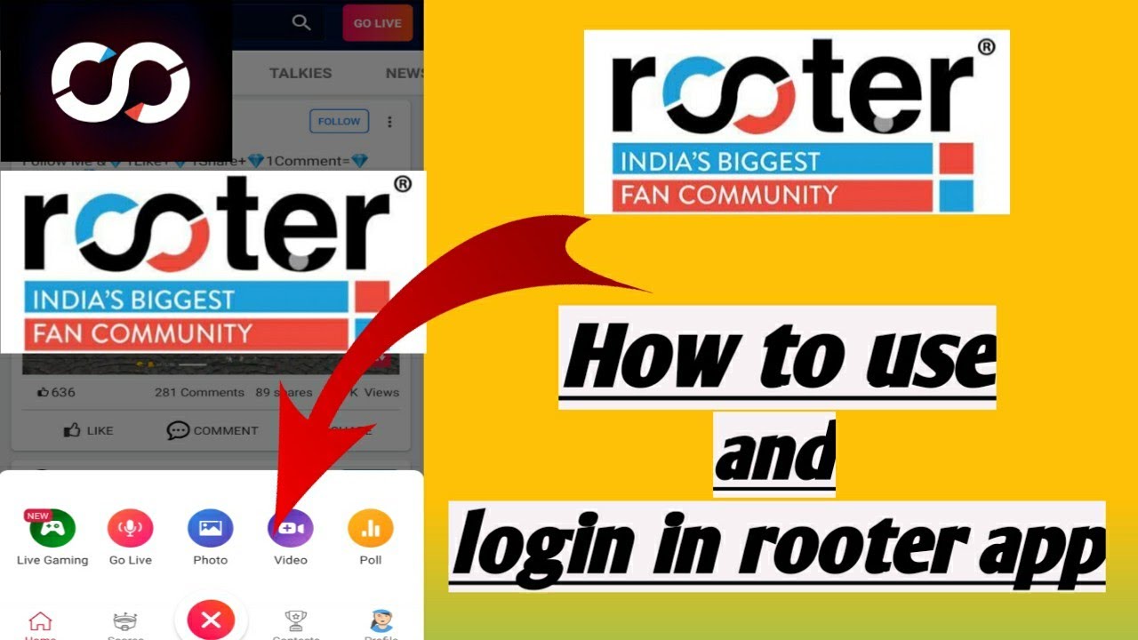 How To Use And Login In Rooter App YouTube