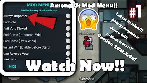 🔥Among Us hacked!!|| Among Us mod menu, unlock all, Latest version, and more!!🔥