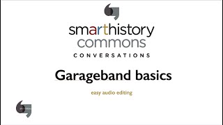 From a live webinar: Garageband basics