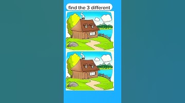 find the 3 different || #187 || finding || #puzzle​ #different #game #shorts #shortfeed