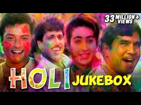 Best Bollywood Holi Songs - Festival Of Colours Special - Superhit Hindi Songs
