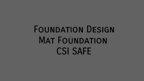 Foundation Design - Project assignment for Skyfi Labs online course - by Vishwajeet