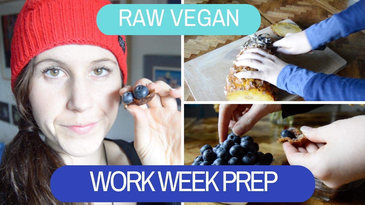 How I Prep For My Raw Vegan Work Week - YouTube