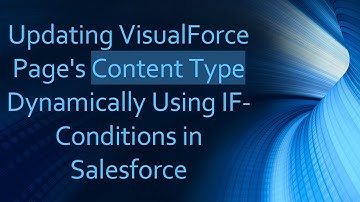 Updating VisualForce Page