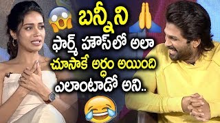 Heroine Nivetha Pethuraj About Allu Arjun || Ala Vaikunthapurramuloo Interview || Pooja Hegde || SM