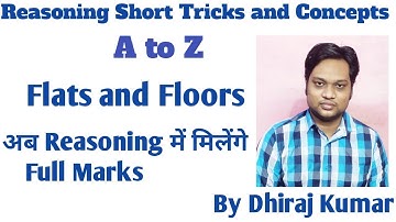 Flat and Floor Part 2|| Tricks and Concepts- Reasoning Class- By Dhiraj Kumar