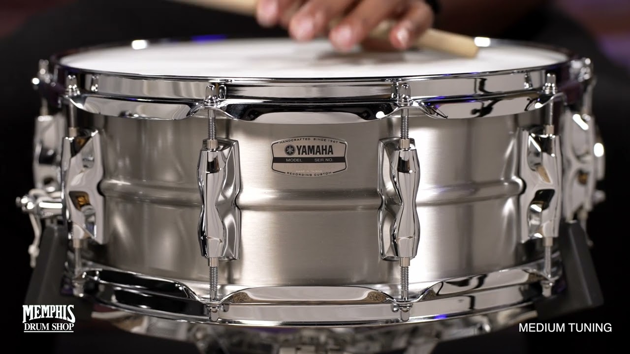 Yamaha 14x5.5 Recording Custom Stainless Steel Snare Drum (RLS1455)