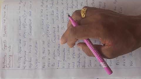 12 th maths Rouche- Capelli theorem