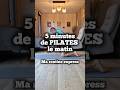 5 minutes de Pilates par jour | ma routine express #pilates #motivation