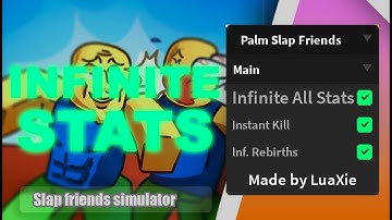 Roblox Palm Slap Friends Simulator OP Script | Inf. All Stats, Wins, Rebirths