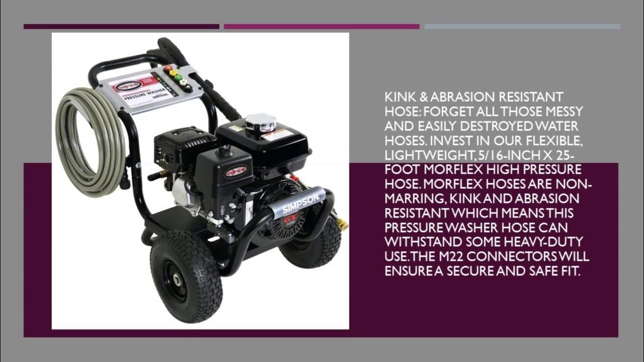 Simpson Cleaning PS3228-S 3300 PSI at 2.5 GPM Gas Pressure Washer