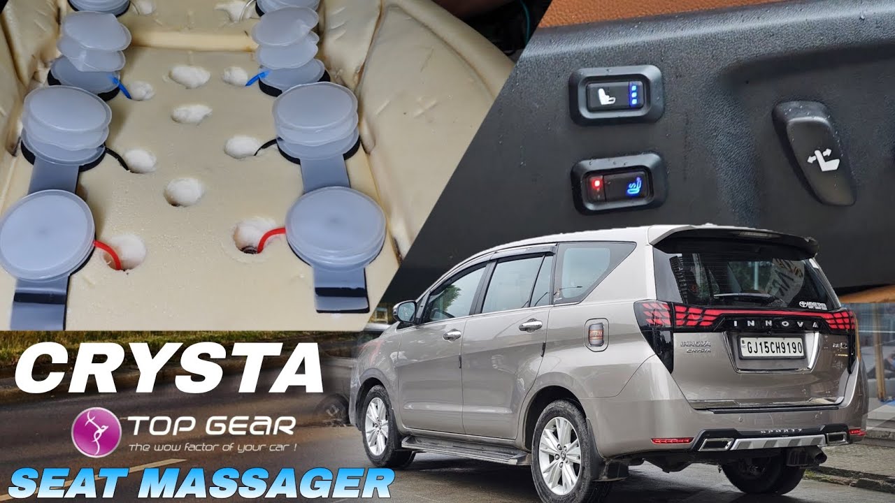 INNOVA CRYSTA ALPHARD EDITION WITH TOP GEAR SEAT MASSAGER & SEAT VENTILATION ALL THE WAY FROM GUJRAT