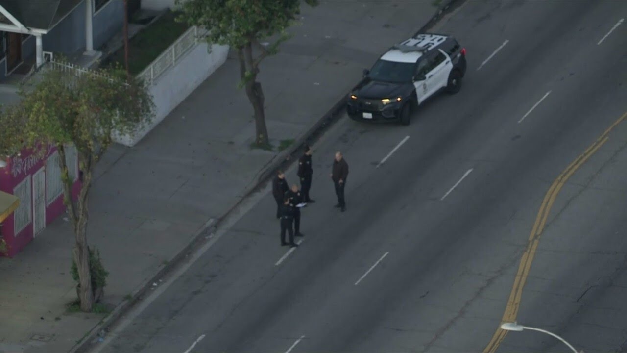 Man found unresponsive after South L.A. hit-and-run - YouTube