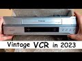 Old video recorder Toshiba V-E31R | Unboxing vintage device (VCR)