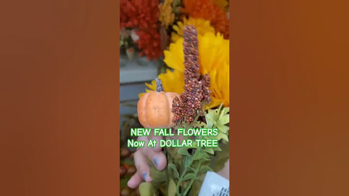 DOLLAR TREE NEW FALL FLOWER 🌼 COLLECTION #flowers #dollartree #dollartreefinds #dollartreeflowers