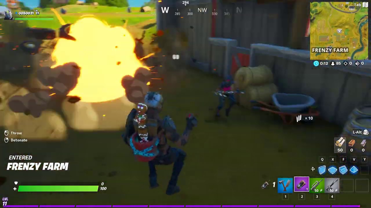 Explosive weapon Eliminations (Fortnite Challenge)