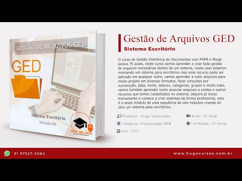 Gestão de arquivos GED / Sistema Escritório - Aula 01 - Introdução ao Curso