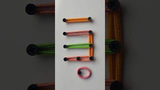 Allah Name Calligraphy with Rubber Bands | Creative Islamic Art 🌙 #allah #art #calligraphy #shorts