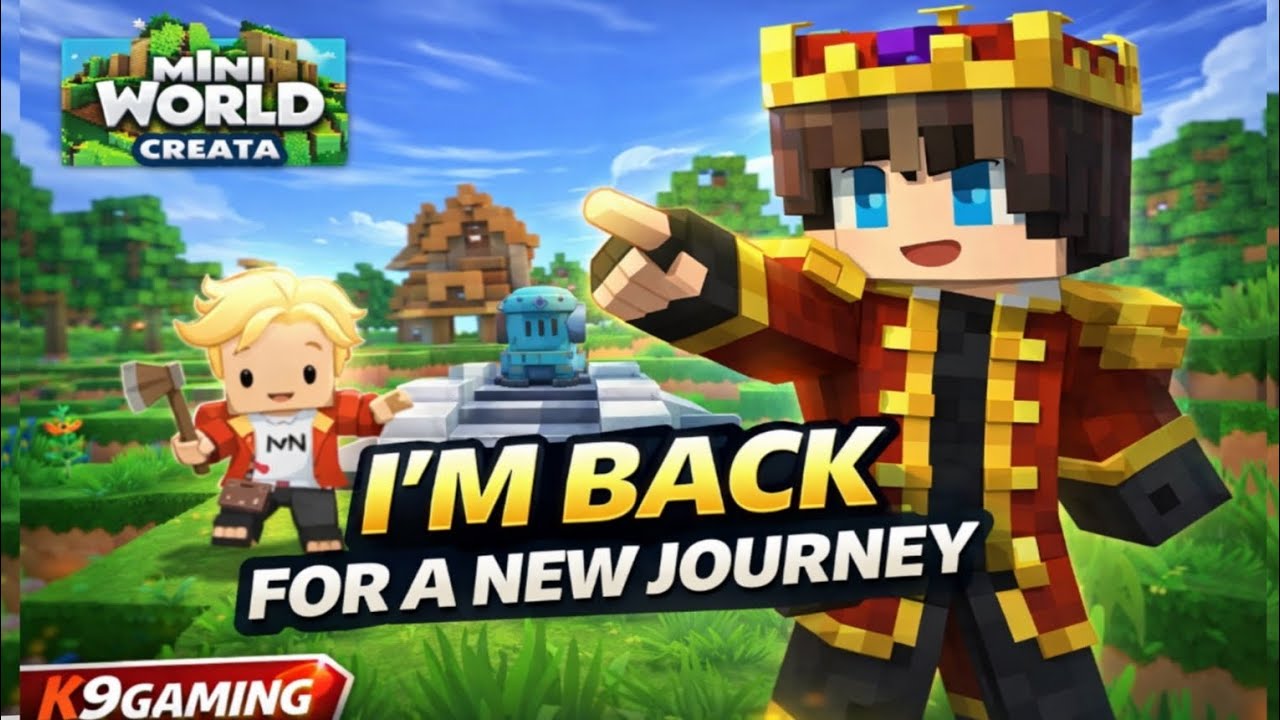 Mini World CREATA Survival Day 1 🔥 | K9GAMING