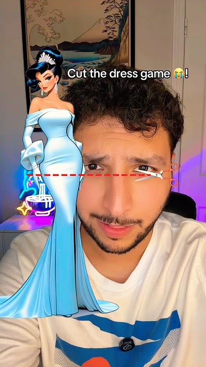 Cut The Dress Filter Is So Weird 😱!? #dress #filter #gaming #challenge #shorts