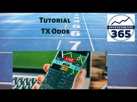 Tutorial TXOdds. Come Usare la Tx Markets e l' OCI ( Odds Change Index)