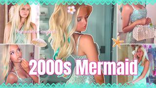 The Prettiest 2000s Make Up Look? | Aquamarine Transformation🐚🧜🏻‍♀️