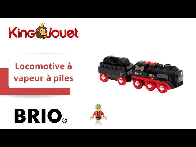 33884 - Locomotive à vapeur à piles Brio : King Jouet, Les autres
