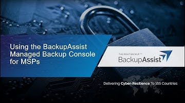 How to use the BackupAssist MBC