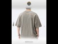 Men's Plus Size Round Neck Half Sleeve T-Shirt