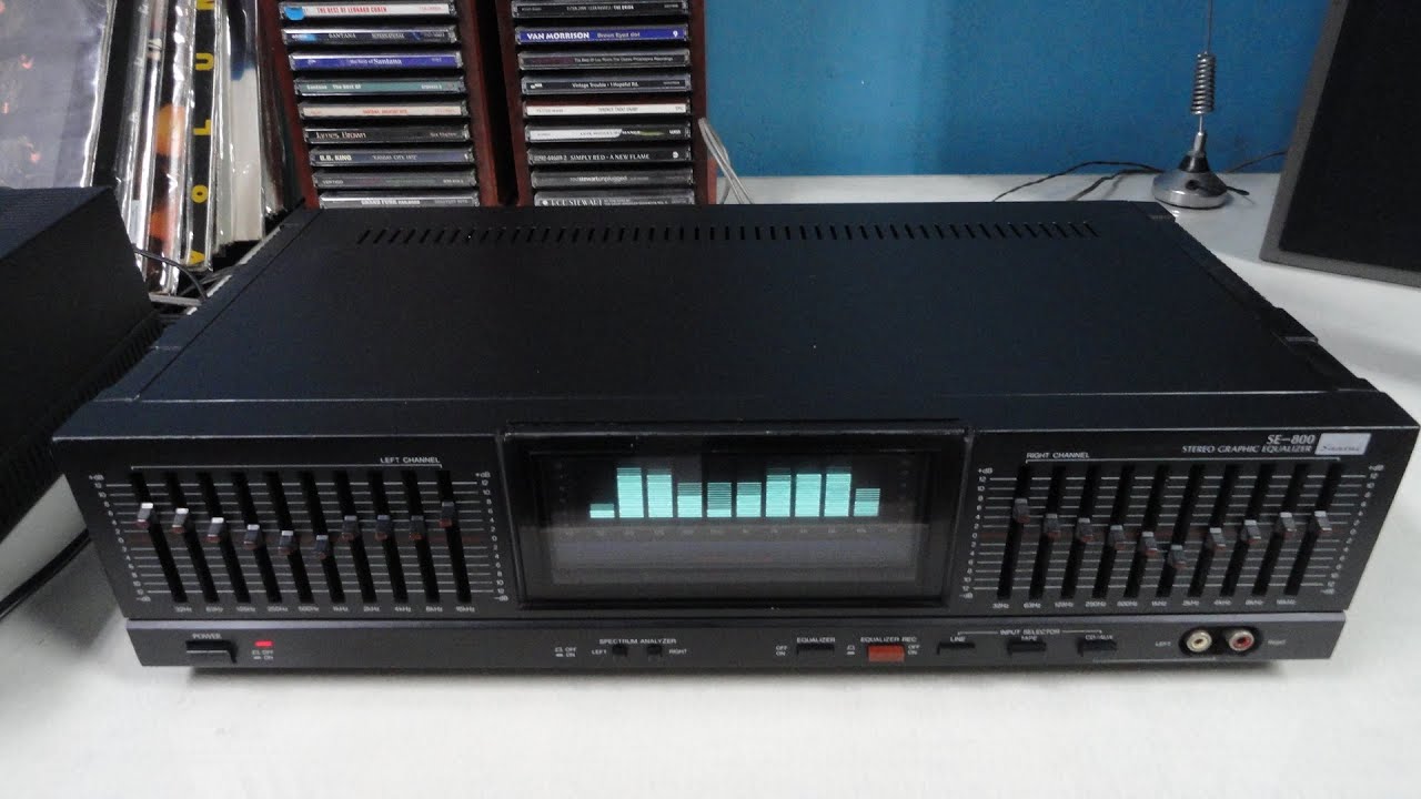 Sansui SE-800 ステレオグラフィックイコライザー SANSUI SE-800 10 Band Stereo Graphic Equalizer spectrum