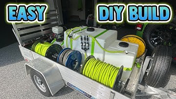 How to Build a Pressure Washing Trailer From Scratch