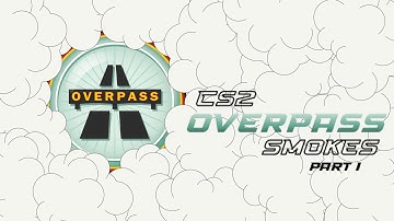 Smoke like a PRO | CS2 Overpass Part 1 (2024)