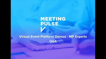 MeetingPulse Demo: Q&A session