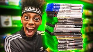 Buying Every Single Madden NFL Game In One Video..