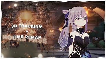 After Effects - 3d tracking + time remap tutorial