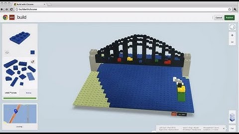 LEGO® Sydney Harbour Bridge created in Build with Chrome
