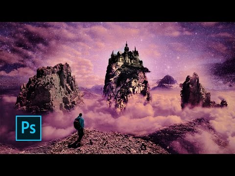 How to make fantasy heaven photo manipulation - Photoshop manipulation tutorials