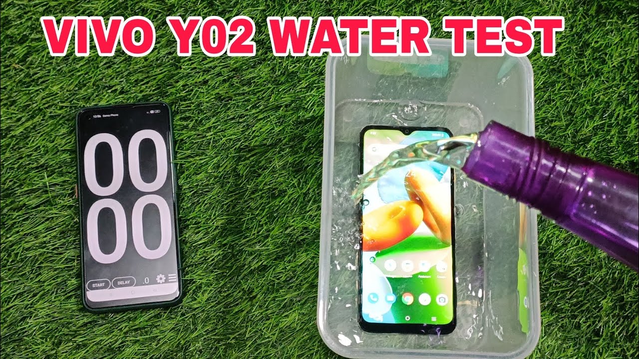 Vivo Y02 Water Test