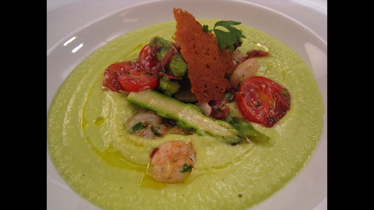 Salmorejo de espárragos