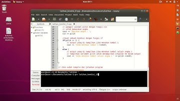 Pemrograman Dasar - Menerapkan Fungsi If - else dengan c++