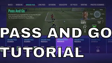 FIFA 21 Ground Pass and Go Skill Game Tutorial | Skill Games Tips #1