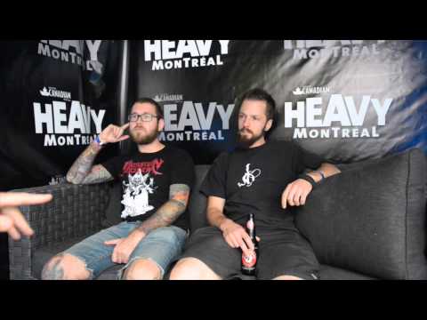 Interview with David Davidson and Ash Pearson of Revocation - Heavy Montréal, 2015