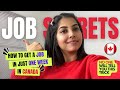 Unique way to get a job in canada 