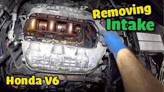 How to remove upper intake manifold on Honda Pilot/Odyssey/RidgeLine or Acura TL/MDX V6 3.5L