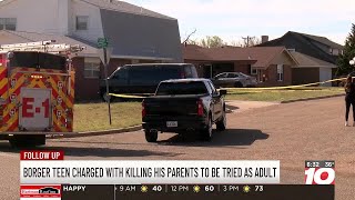 Famous Borger teen charged with killing his parents to be tried as adult Wealth