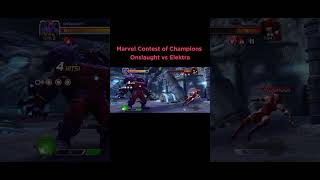 Marvel Contest of Champions Onslaught vs Elektra