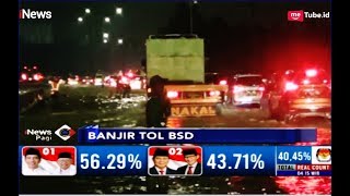 Banjir 50 Cm Terjang Tol BSD Serpong, Lalin Macet Puluhan Kilometer - iNews Pagi 27/04